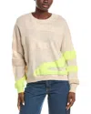 Brodie Cashmere Luxe Jamie Boyfriend Cashmere Sweater In Green