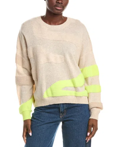 Brodie Cashmere Luxe Jamie Boyfriend Cashmere Sweater In Neutral