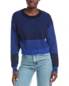 Brodie Cashmere Marlie Plaited Cashmere Sweater In Multi