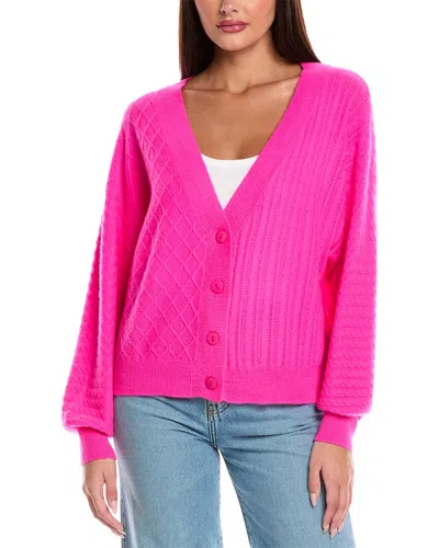 BRODIE CASHMERE BRODIE CASHMERE MIX CABLE CASHMERE CARDIGAN