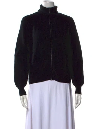 Pre-owned Brodie Cashmere Mock Neck Sweater In Black