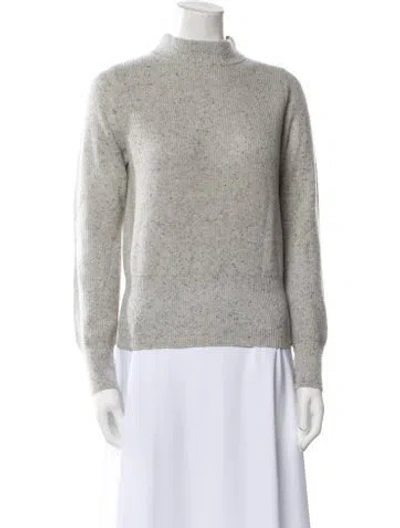 Pre-owned Brodie Cashmere Mock Neck Sweater In Blue