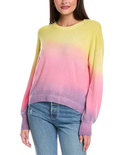 Brodie Cashmere Olympia Ombre Cashmere Sweater In Yellow