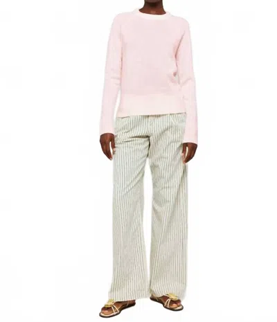 Brodie Cashmere Paloma Sweater In Cherry Blossom In Pink