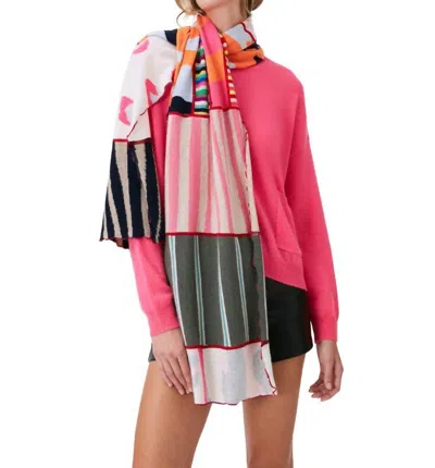 Brodie Cashmere Patchwork Throw Scarves In Unique Mix