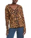 Brodie Cashmere Patsy V-neck Cashmere Sweater In Brown
