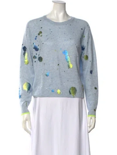 Pre-owned Brodie Cashmere Printed Sweater