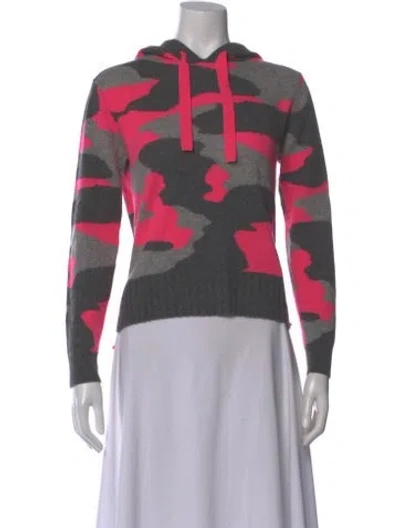 Pre-owned Brodie Cashmere Printed Sweater In Gray