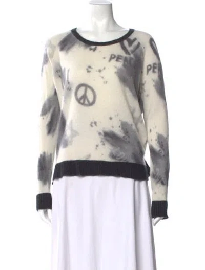 Pre-owned Brodie Cashmere Printed Sweater In Multi