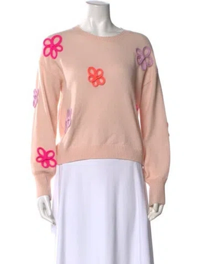 Pre-owned Brodie Cashmere Printed Sweater In Neutral