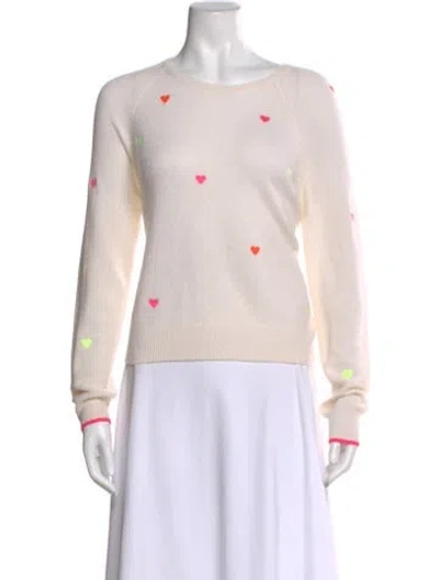 Pre-owned Brodie Cashmere Printed Sweater In Neutral