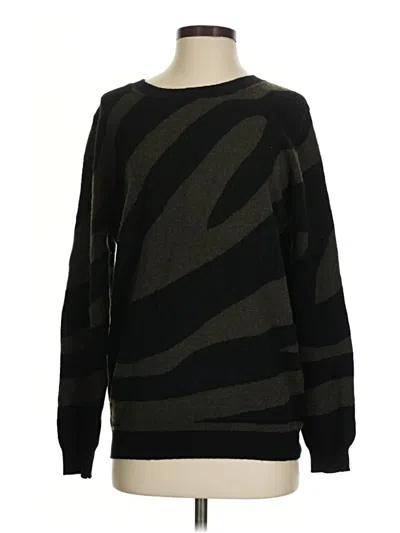 Pre-owned Brodie Cashmere Pullover Sweater In Black