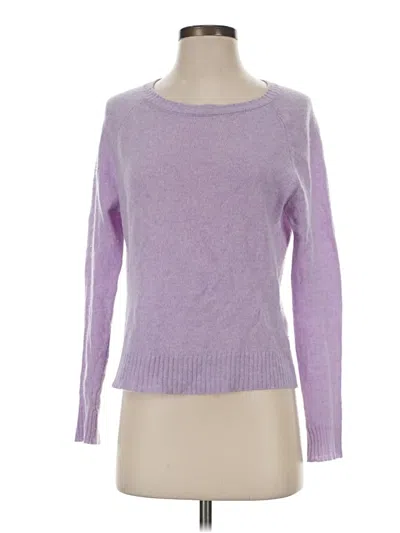 Pre-owned Brodie Cashmere Pullover Sweater In Purple