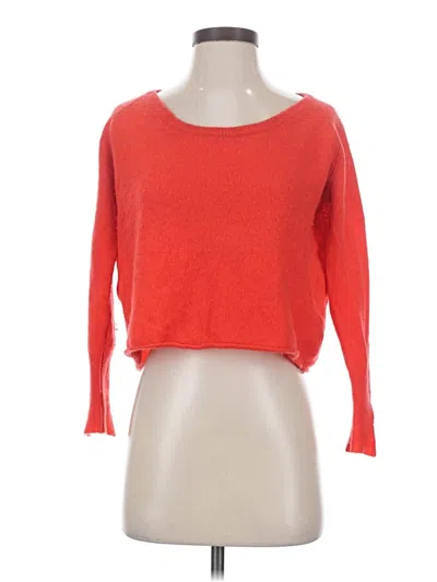 Pre-owned Brodie Cashmere Pullover Sweater In Red