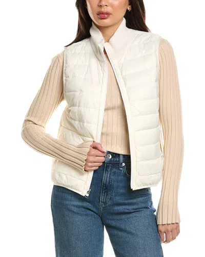 Brodie Cashmere Quilted Down Cashmere Gilet In White