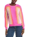 Brodie Cashmere Rainbow Maya Cashmere Sweater In Multi