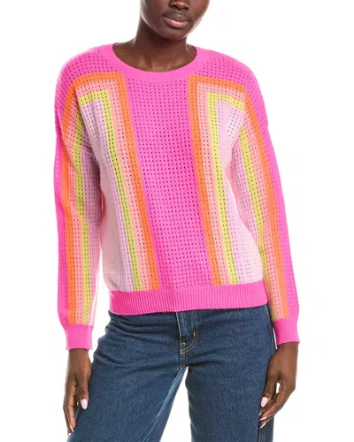Brodie Cashmere Rainbow Maya Cashmere Sweater In Multi