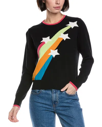 Brodie Cashmere Shooting Star Cashmere-blend Sweater In Black