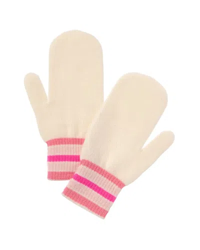 BRODIE CASHMERE SKI STRIPE CASHMERE MITTENS