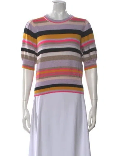 Pre-owned Brodie Cashmere Striped Sweater In Multi