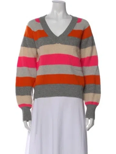 Pre-owned Brodie Cashmere Striped Sweater In Multi