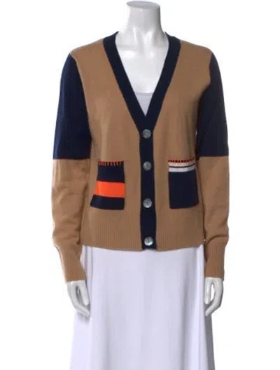 Pre-owned Brodie Cashmere Striped Sweater W/ Tags In Neutral