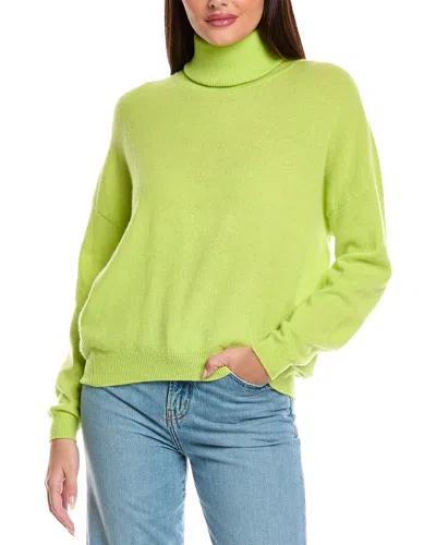 Brodie Cashmere Susie Roll Neck Cashmere Sweater In Green