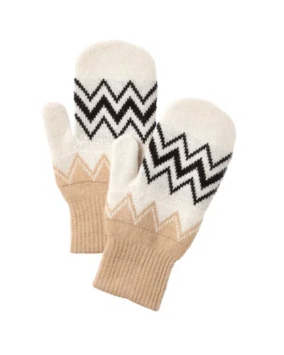 Brodie Cashmere Tonal Fairisle Cashmere Mittens In Multi