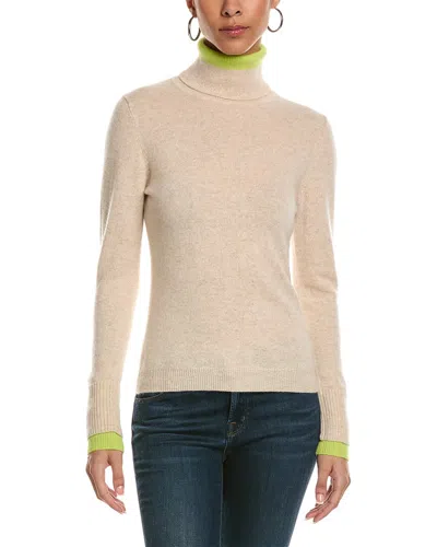 Brodie Cashmere Turtleneck Cashmere Sweater In Neutral