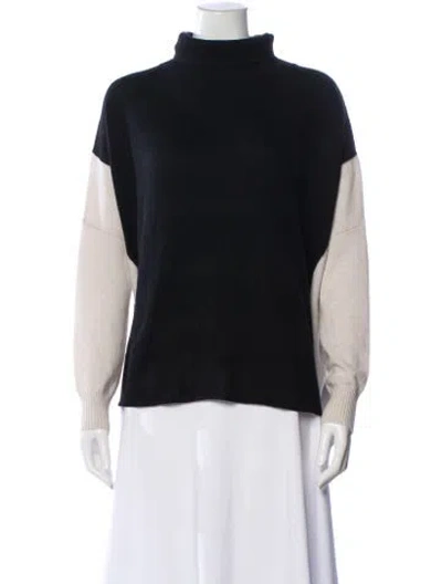 Pre-owned Brodie Cashmere Turtleneck Sweater In Black