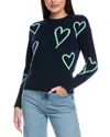 Brodie Cashmere Valentina Cashmere Sweater In Blue