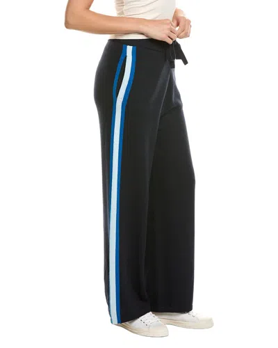 Brodie Cashmere Varsity Cashmere-blend Jogger In Black