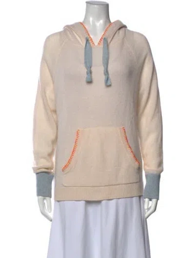 Pre-owned Brodie Cashmere V-neck Sweater In Neutrals