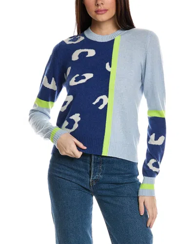 Brodie Cashmere Wild Casi Cashmere Sweater In Blue