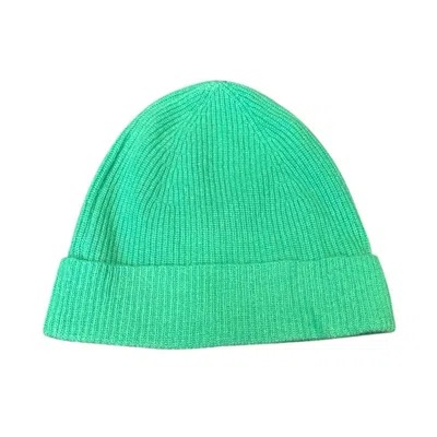 Brodie Cashmere Women's Mongolian Cashmere Beanie In Highland Green
