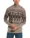 Brodie Cashmere Wool & Cashmere-blend 1/2-zip Sweater