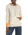Brodie Cashmere Wool & Cashmere-blend Contrast Bling String Hoodie