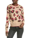 BRODIE CASHMERE BRODIE CASHMERE WOOL & CASHMERE-BLEND INTARSIA LEOPARD JUMPER