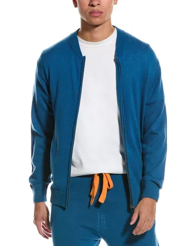 Brodie Cashmere Wool & Cashmere-blend Jacket In Blue