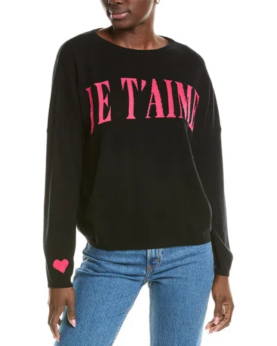 BRODIE CASHMERE WOOL & CASHMERE-BLEND JE TAIME JUMPER