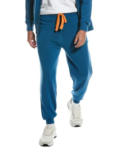 Brodie Cashmere Wool & Cashmere-blend Jogger In Blue