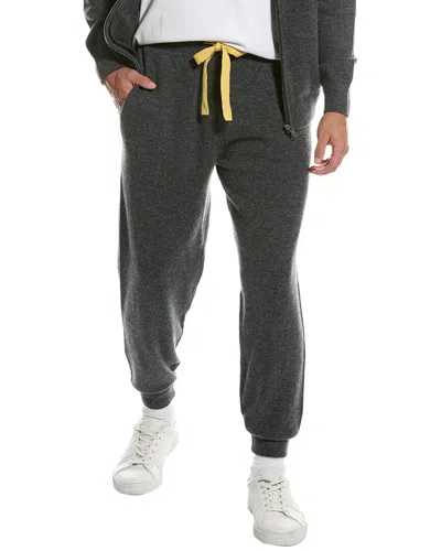 Brodie Cashmere Wool & Cashmere-blend Jogger In Gray