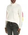 Brodie Cashmere Wool & Cashmere-blend Rainbow Fringe Funnel Sweater