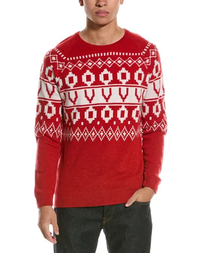 Brodie Cashmere Wool & Cashmere-blend Sweater In Red