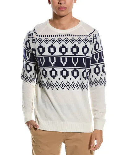 Brodie Cashmere Wool & Cashmere-blend Sweater In White
