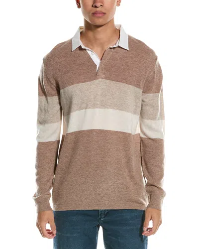 Brodie Cashmere Wool & Cashmere-blend Sweater In Beige