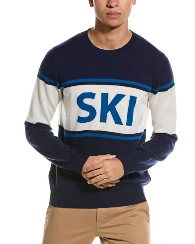 Brodie Cashmere Wool & Cashmere-blend Sweater In Blue