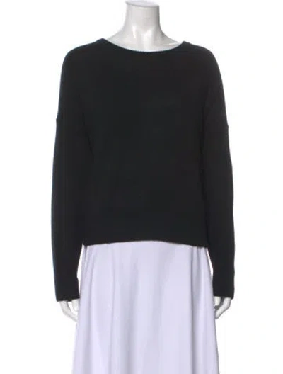 Pre-owned Brodie Crew Neck Sweater In Black