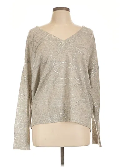 Pre-owned Brodie Pullover Sweater In Silver