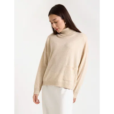 Brodie Pure Cashmere Pippin Roll Neck Jumper